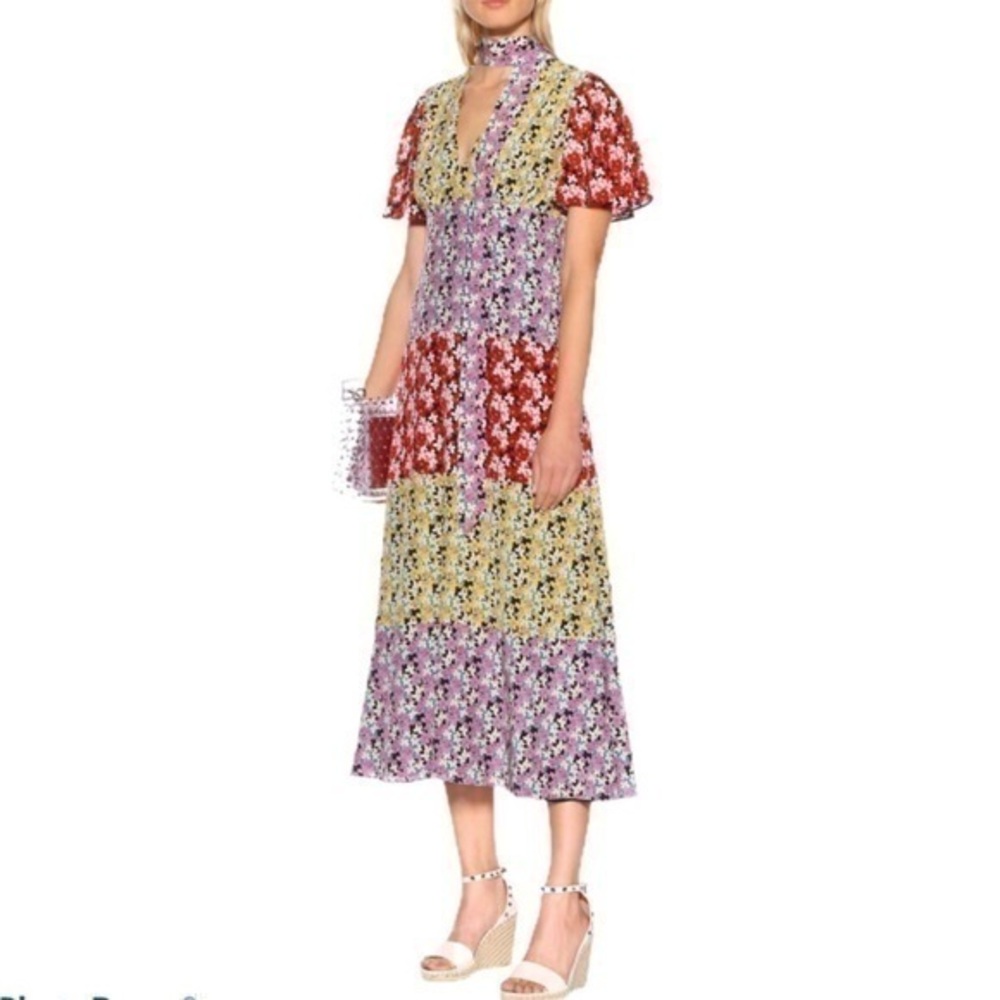 Anthropologie Maypol Studded Cream Leather Nalino Espadrille Wedges